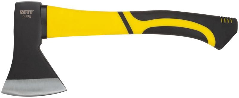 Топор кованая усиленная сталь, фиберглассовая ручка 600 гр - 46212 РОС