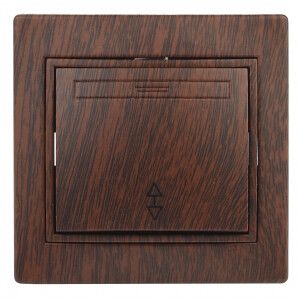 Переключатель 1-кл. СП Plano 10А IP20 1-103-10 250В венге Intro Б0030040 ЭРА