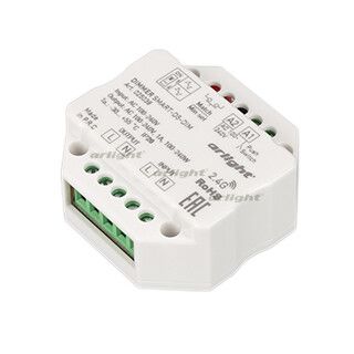 Пластик 5 лет) - 025038 Диммер SMART-D5-DIM-IN (230V 1A TRIAC 2.4G) (ARL IP20 Arlight