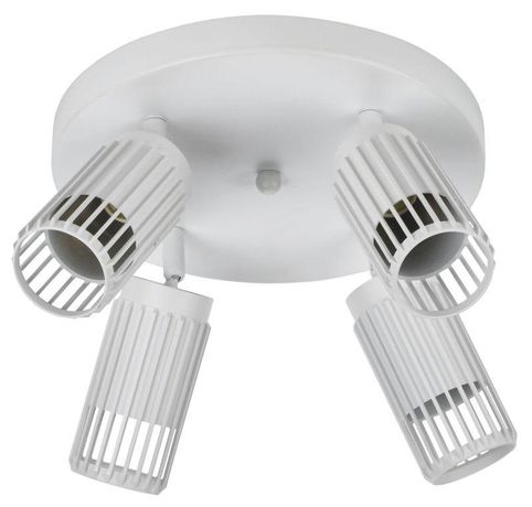 Светильник 4209 накладной потолочный под лампу 4хGU10 белый IEK - LT-UPB0-4209-GU10-4-K01