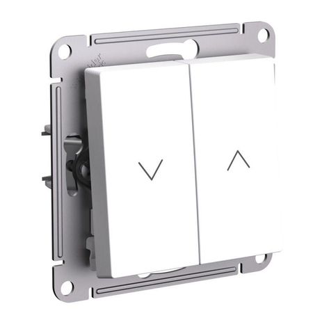 Выключатель для жалюзи 2-кл. AtlasDesign 10А механизм бел. SE ATN000119 APC