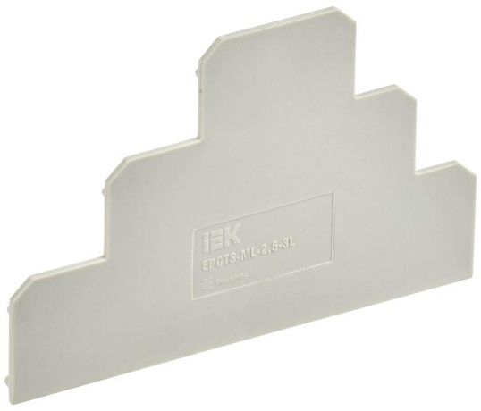 Заглушка для CTS-ML ARMAFIX 3 ур. 2.5кв.мм сер. IEK YCT13-00-3-K03-002-ZGL