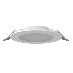 Светильник светодиодный DL-01 Slim 160мм 20Вт 4000К 176x39мм IP65/40 круглый встраив. с опаловым рассеив. RAL9003 бел. муар VARTON V1-RF-00083-10000-6502040 VARTA