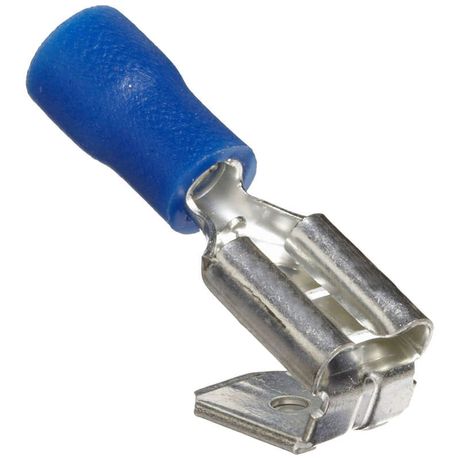 Клемма плоская изолированная гнездо 7.4 мм + штекер - 6.3 1.5-2.5 мм² (РПи-О 2.5-(6.3)/РПИо 2.5-7.5) | 08-0424 REXANT MEET