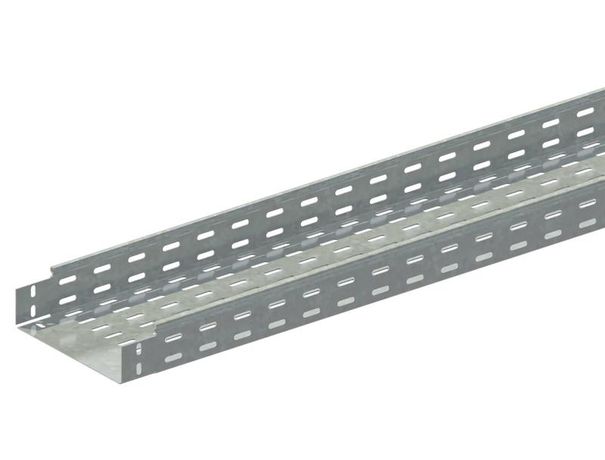 Лоток прямой замковый перфорированный монтаж без соединителей ЛМс-ПЗМ 200х100-0,7ц УТ2,5 (L=3000мм) - Н0122152614 СОЭМИ