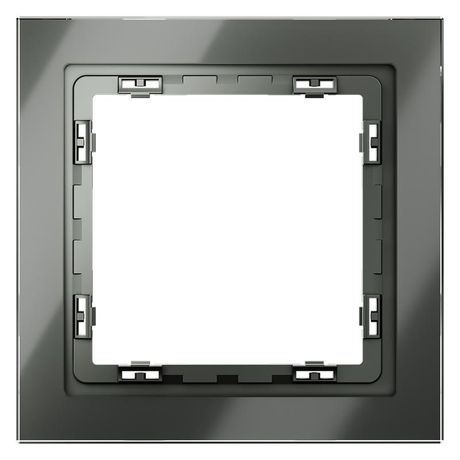 Рамка 1-м. S70 стеклян. титан Voltum VLS110106 Voltum арт. VLS110106