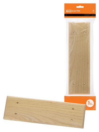 Накладка на бревно деревянная универсальная НБУ 1Пх4 240 мм, сосна | SQ1821-0036 TDM