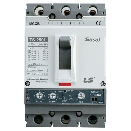 Автоматический выключатель TS250N (50kA) ETS23 160A 3P3T | 0105028100 Lsis