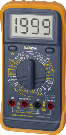Мультиметр цифровой Navigator NMT-Mm03-064 (MY64) - 23922 82433