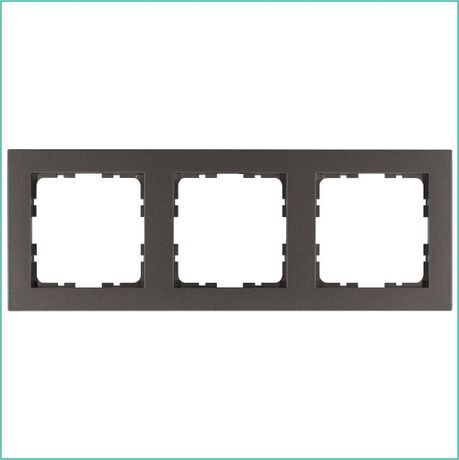 Рамка G-Classic 3-постовая, цвет Мокко - G1003Z Jasmart