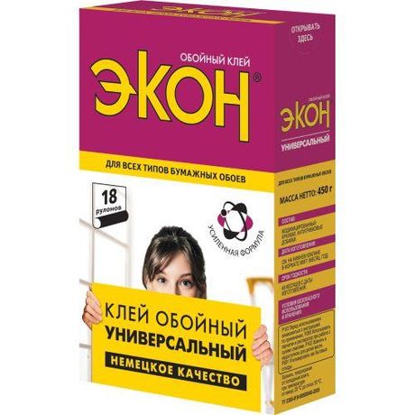 Клей обойный ЭКОН Универсальный 450г Момент Б0023058 Момент арт. Б0023058