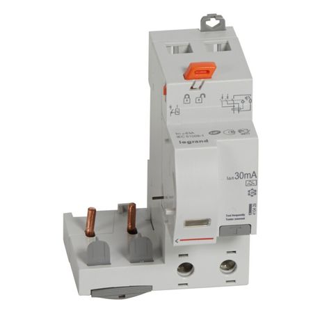 Дифференциальный блок DX3 - тип A 30 мА 2П 230 В~ 63 А 2 модуля | 410429 Legrand