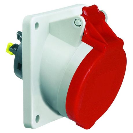Розетка встраиваемая 32A 5p(3P+N+PE) 6h 400V IP54 85x85 Quick-Connect 12996 I 12996-Bals Bals