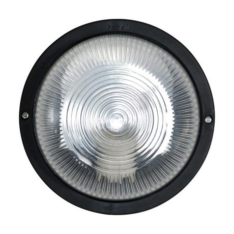 Светильник "Фарпласт" НБО 23-60-003 "Круг-60" груп. уп. (es) пластм. прозр. черн. Элетех 1005500672