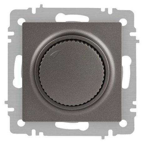 Светорегулятор поворотный СП Accent 6-401-09 600Вт 230В IP20 титан Intro Б0063685 ЭРА