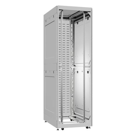 Шкаф серверный 42U 800х1000 передняя дверь: без. задняя протект IP41. боковые панели: глухой металл. цвет: серый RAL7035 - EX 8042.7061 SYSMATRIX