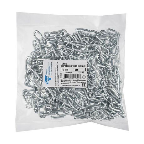 Цепь короткозвенная 3мм DIN 766 (5м) Tech-Krep/Zitar 127865