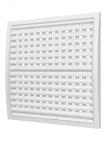 Решетка вентиляционная регулируемая, из ABS пластика 350х350 - 3535РРП ЭРА 9657