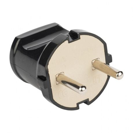 Вилка прямая б/з черн. 6А 250В EKF PROxima | AVP6-30