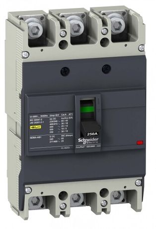 Выключатель автоматический 3п 3т 150А 36кА/415В EZC250 SchE EZC250H3150 APC