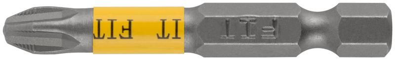 Набор бит кованые сталь S2 односторонние 50мм PH3 профи блистер (уп.2шт) FIT 57506 РОС