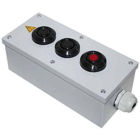 Пост управления ПКУ-15-21.131-40У2 (2хВК30-10-11110-40(1з+1р) черн.+1хВК30-10-11110-40(1з+1р) красн.+PG-19) Электротехник ET518965