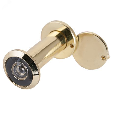 Глазок дверной АЛЛЮР ГДШ-3 БШт 50-75мм d=16мм золото - 1539 ПТК