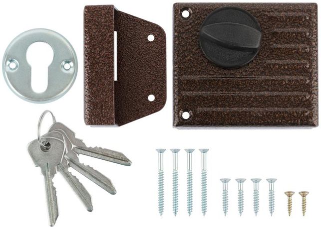 Замок накладной Зенит ЗН1-2 медь 66940