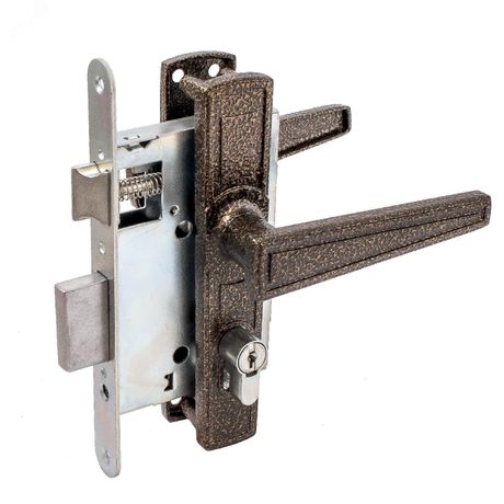 Замок врезной Птимаш ЗВ4-3.01 бронза с/руч - 13778 ПТК