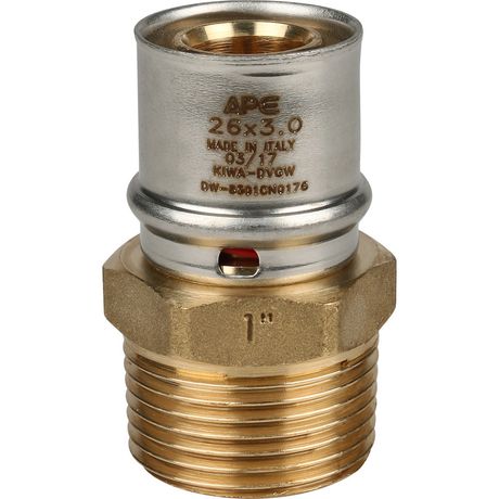 Переходник с наружной резьбой 1'х26 для металлопластиковых труб прессовой - SFP-0001-000126 STOUT RG008S95VRRCCD