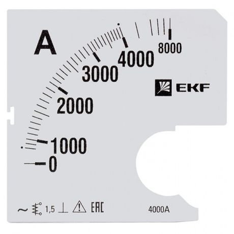 Шкала сменная для A961 4000/5А-1,5 EKF PROxima | s-a961-4000