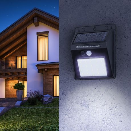 Светильник фасадный с датчиком движения, на солнечной батарее, 20LED, 60 Лм ERAFS064-04 - Б0044244 ЭРА