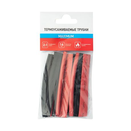 Набор термоусадочных трубок ТУТнг (2:1), 14 шт. по 10 см - 29-0106 MEET