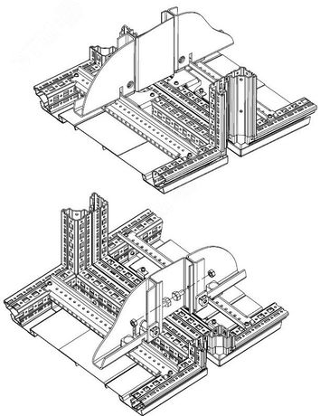 Соединитель монтажных панелей для шкафов EMS высотой 1800 мм - EMS-CMP-1800 ЦМО