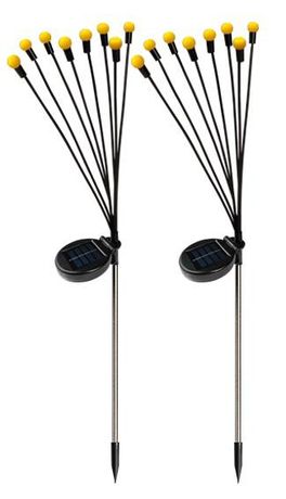 Светильник светодиодный садовый SLR-S04-YS2 "Светлячки" желт. на солнечн. батарее (уп.2шт) ФАZА 5012806 ФАЗА