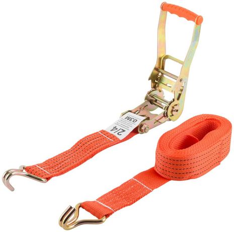 Ремень для крепления груза, храповый механизм 196 мм, лента 50 мм x 6 м, 2000 / 4000 кг - 64920 РОС