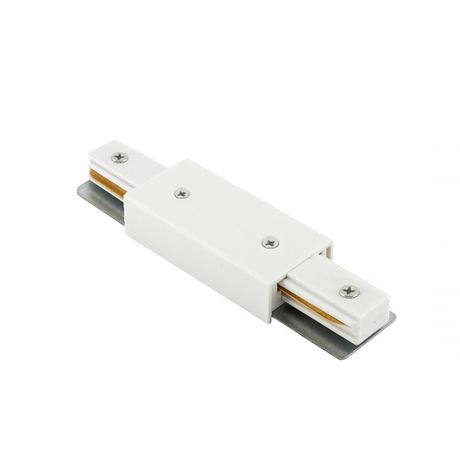 Коннектор прямой с возможностью подачи питания бел. DENKIRS TR1008-WH 679445 DENKIRS арт. TR1008-WH