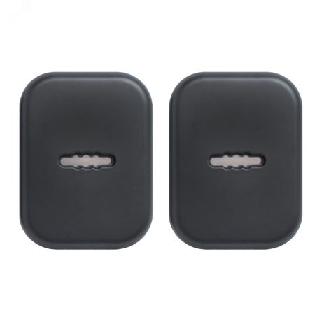 Накладка для сув/м (пара) БУЛАТ НДС 04.02 ФОРТЕ матовый черный - 14960 ПТК