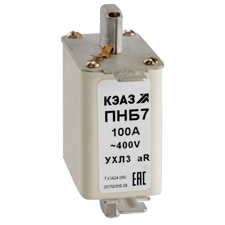 Предохранитель ПНБ7-400/100-80-63А-УХЛ3 | 110942 КЭАЗ