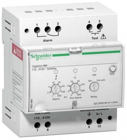 Прибор контроля изоляции IM9 | IMD-IM9 Schneider Electric