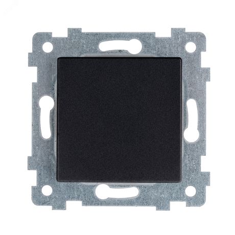 Выключатель 1-кл. СП Аксиома С110-447 10А IP20 механизм антрацит Кунцево 121037