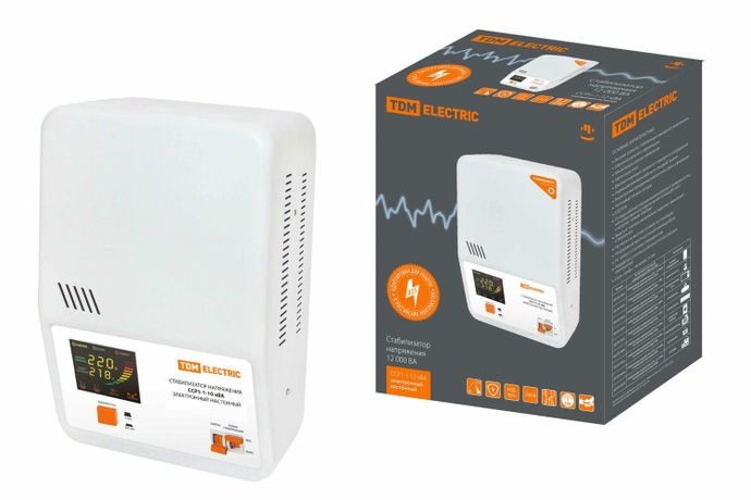 Стабилизатор напряжения ССР1-1-10 кВА электронный настенный | SQ1201-0028 TDM