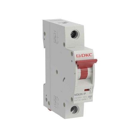 Выключатель автоматический однополюсный YON max MD63N 1п 50A C 6kA | MD63N-1PC50 DKC ДКС
