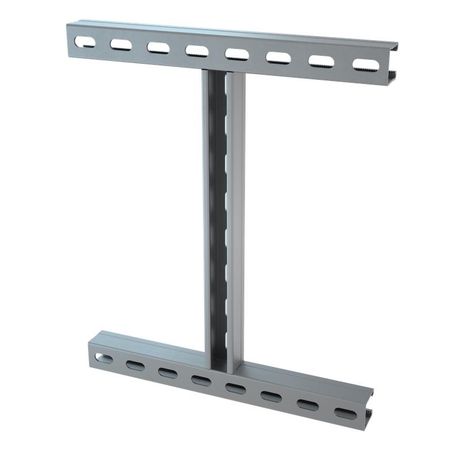 Крепление к двутавровой балке H-образное 400х400 мм | KTH400 КМ-профиль LO14519