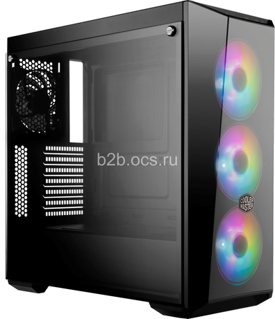 Корпус без блока питания MasterBox 5 Lite RGB USB 3.0х2 1xFan 3х120мм ARGB Fan Black Splitter cable + Controller ATX w/o PSU COOLER MASTER 1000561610