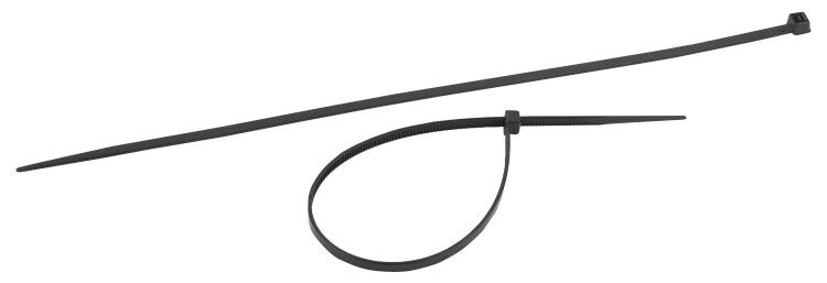 Кабельная стяжка 2,5х150 Чёрный Black (100 штук) pcs) | Б0039373 ЭРА