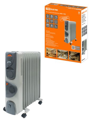 Вт 11 сек вент рег мощн (1000/1500/2500+400 Вт) термостат | SQ2501-0913 TDM Масл обогрев МО-11ТВ 2500