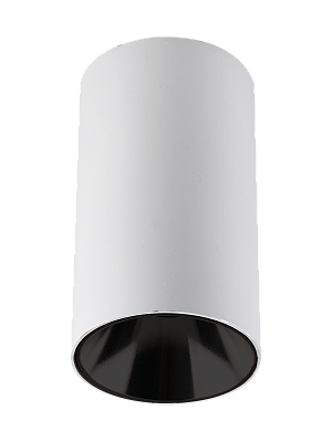 Светильник светодиодный ДПО GU10 без лампы круглый белый корпус черный рефлектор Jazzway - 5031340