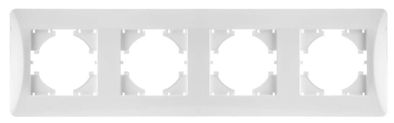 Рамка 4-м Ugra бел. матов. GUSI С1140-041