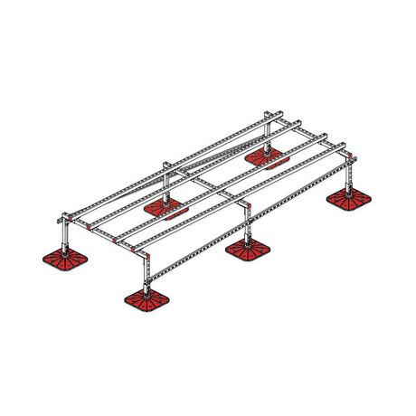 Конструкция опорная для установки оборудования TECHNORAPTOR FOOT 1200х3000 тип 2 KM-TR-F-SSEI-1200-3000-2 КМ TR0017 КМ-Профиль
